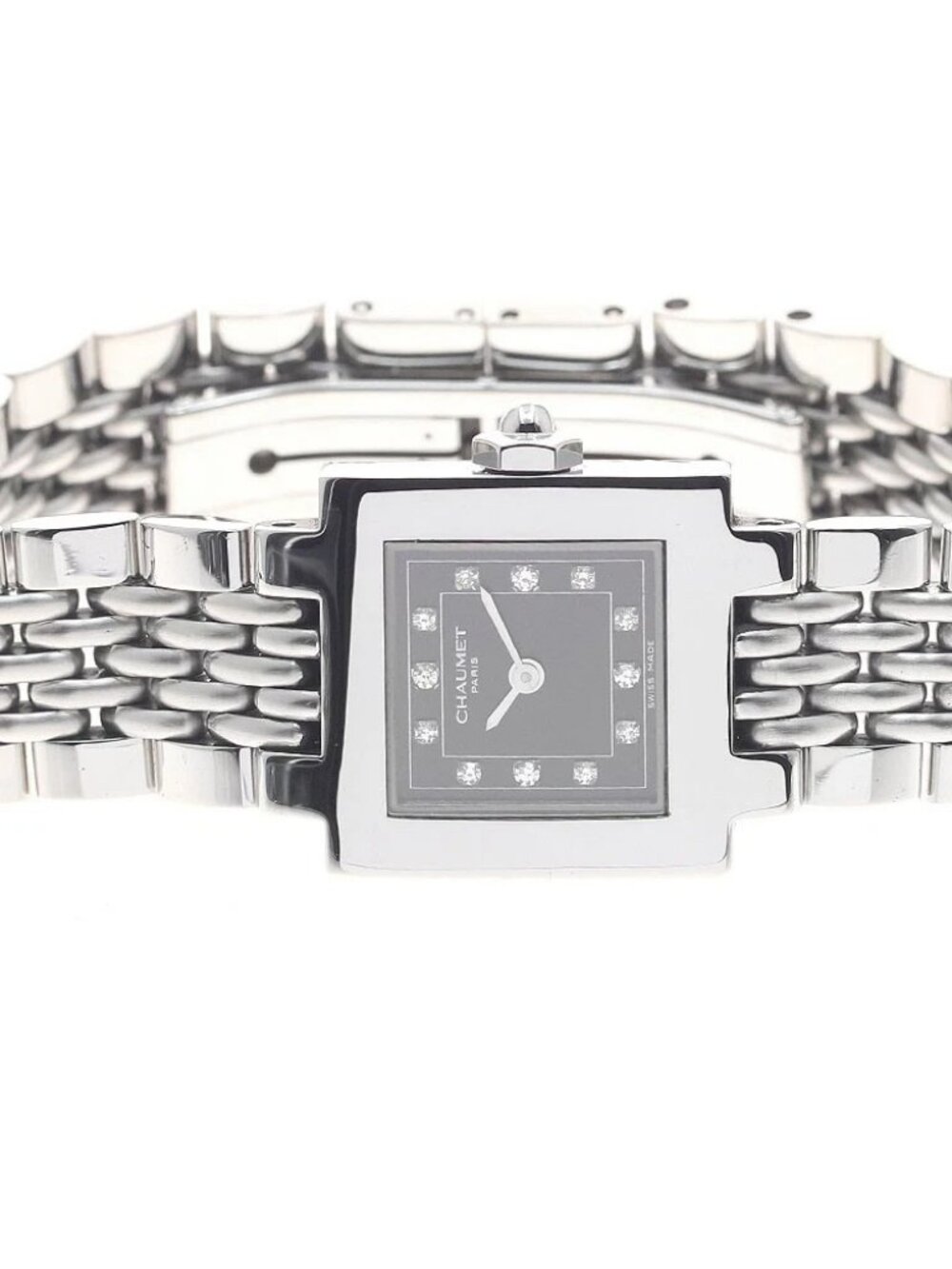 Chaumet Still de Chaumet 12P diamond black Dial Quartz Ladies Watch - Picture 2 of 6